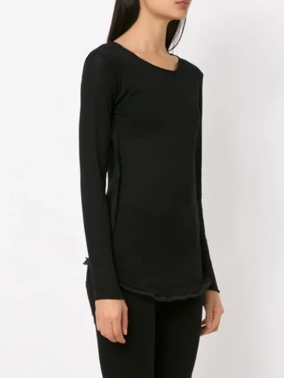 Shop Uma Raquel Davidowicz Zen Knitted Top In Black