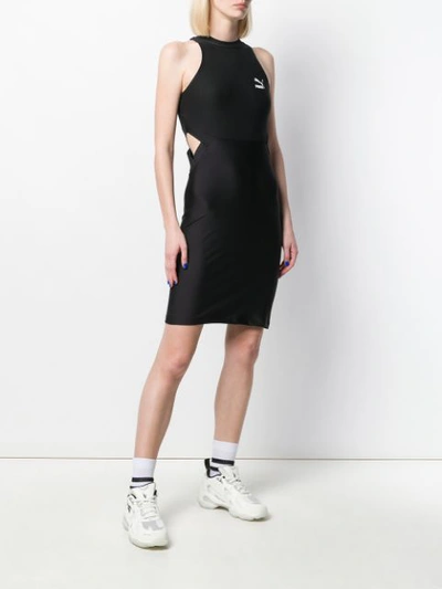 Shop Puma Cutout Dress - Black