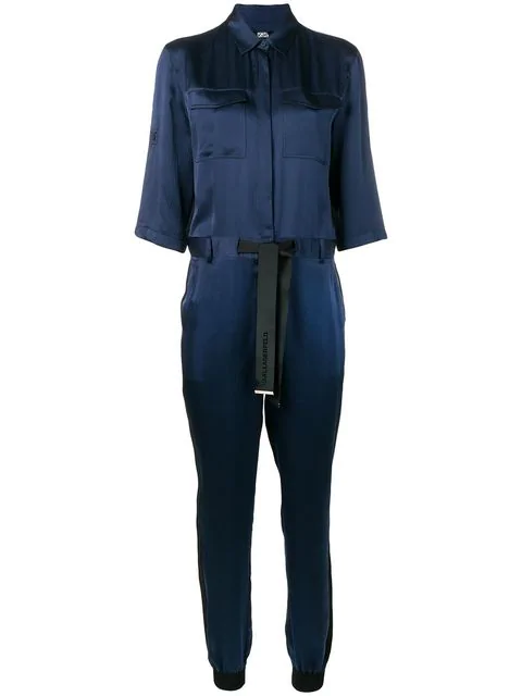 karl lagerfeld navy jumpsuit