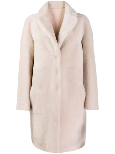 Shop Blancha Reversible Oversized Coat In Silk