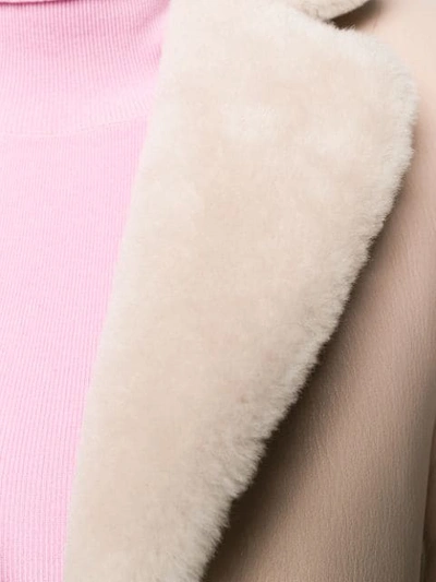 Shop Blancha Reversible Oversized Coat In Silk