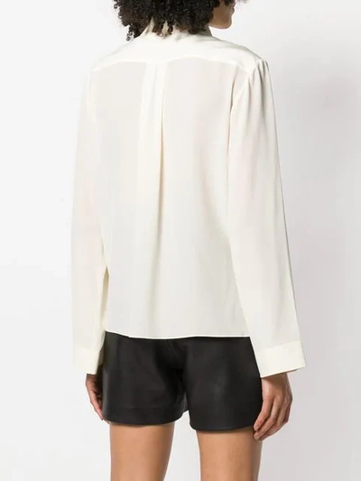 Shop Chloé Classic Collared Shirt In Neutrals