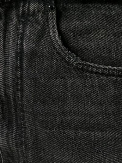 Shop Alexander Wang Wide-leg Jeans In Black