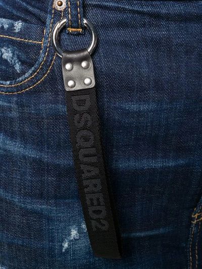 DSQUARED2 DALMA迷你半身裙 - 蓝色