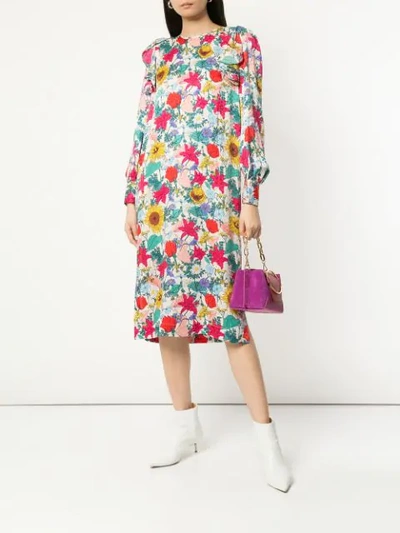 Shop Baum Und Pferdgarten National Bloom Print Dress - Multicolour
