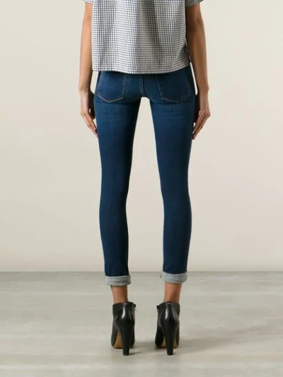 Shop Frame 'le Skinny De Jeanne' Jeans - Blue