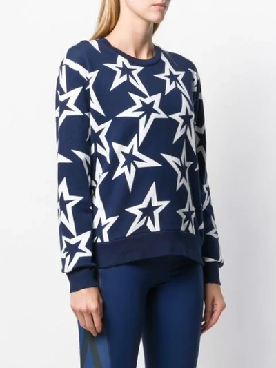 Shop Perfect Moment Star-print Sweatshirt In Blue