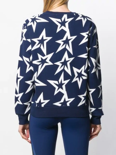 Shop Perfect Moment Star-print Sweatshirt In Blue