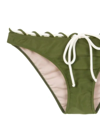 Shop Adriana Degreas 'tqc Safari' Bikini In Green