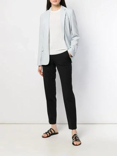 Shop Theory Tailored Blazer Jacket In Blue