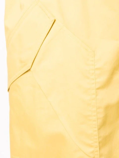 Shop Brunello Cucinelli Drawstring Jacket - Yellow