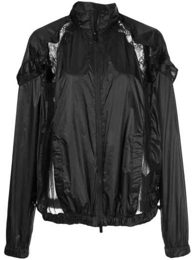 Shop Sacai Bomber Jacket In Black