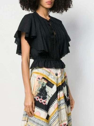 Shop Temperley London Beaux Blouse In Black