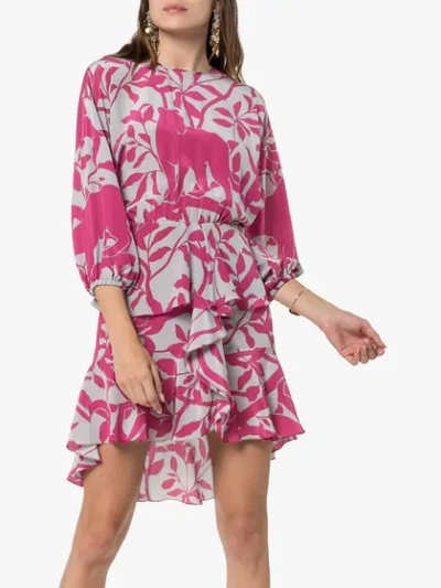 Shop Johanna Ortiz Lady Marmalade Floral Print Dress In Pink