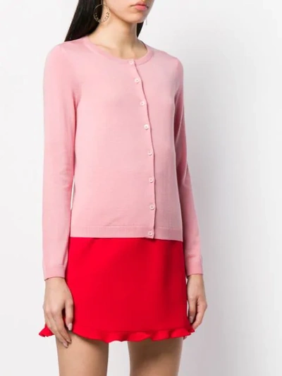 Shop Red Valentino Buttoned Cardigan In 517 Rosa