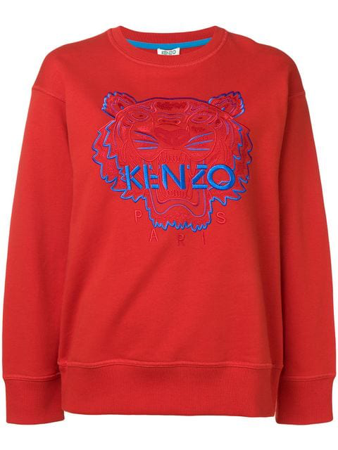 kenzo red tiger sweatshirt