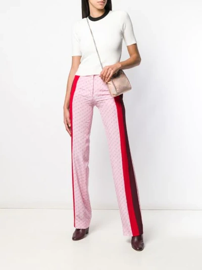 Shop Stella Mccartney Dana Trousers In Pink