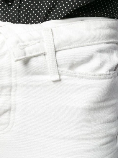 Shop Alexander Wang Open Front Jeans In White