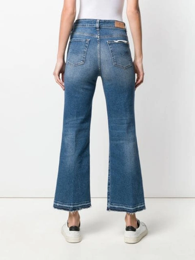 Shop 7 For All Mankind Flared Denim Jeans - Blue