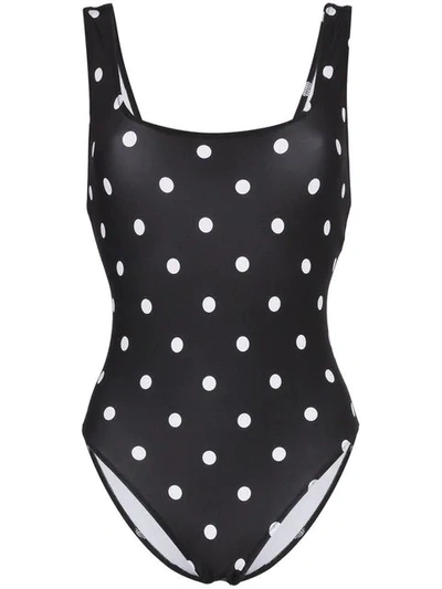 ARAKS UME POLKADOT RACERBACK SWIMSUIT - 黑色