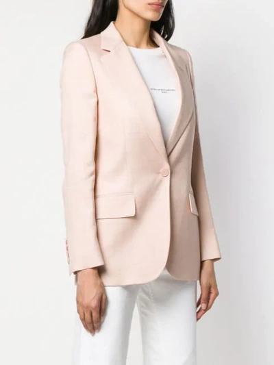 Shop Stella Mccartney Slim Fit Jacket - Pink