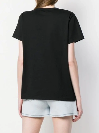 Shop Barrie Logo Embroidered Top In Black