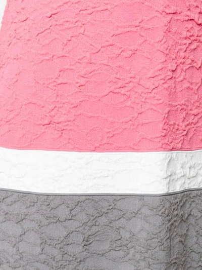 Shop D-exterior Textured Shift Dress In Pink