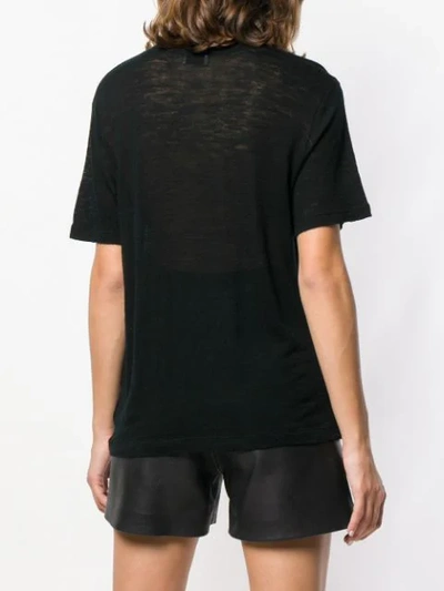 SAINT LAURENT 'BLOW' T-SHIRT - 黑色