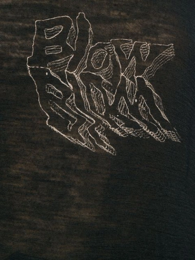 Shop Saint Laurent 'blow' T-shirt In Black