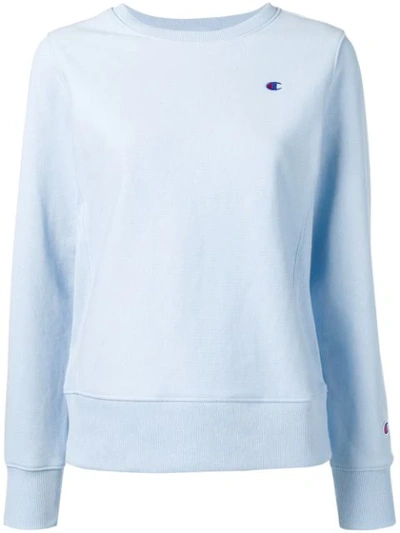 Shop Champion Classic Jersey Sweater - Blue