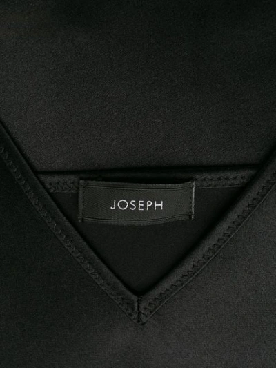 Shop Joseph Loose Fit Slip Blouse In Black
