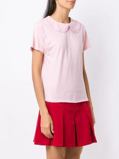 Shop Andrea Bogosian Short Sleeved T In Pink