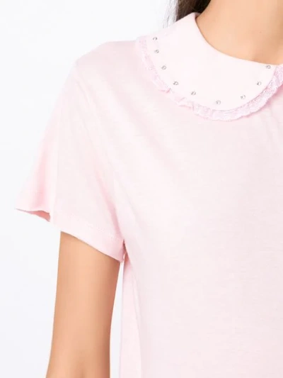 ANDREA BOGOSIAN 短袖T恤 - 粉色