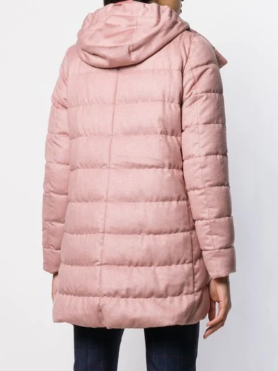 Shop Herno Padded Parka  In 4130 Pink