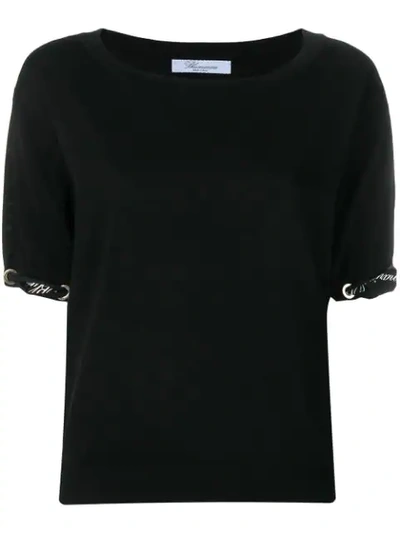 Shop Blumarine Loose-fit T-shirt In Black