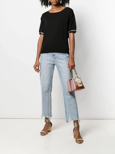 Shop Blumarine Loose-fit T-shirt In Black