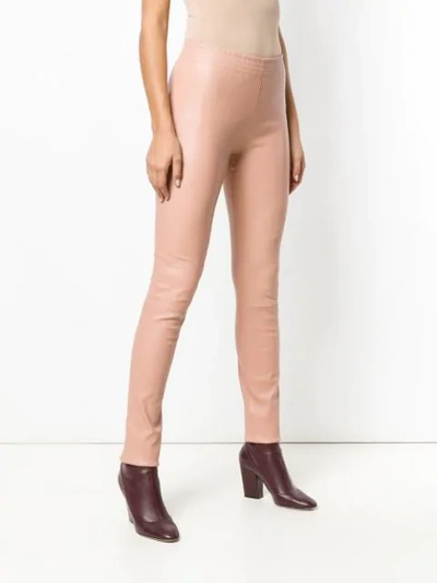 Shop Drome High-waisted Leggings - Pink