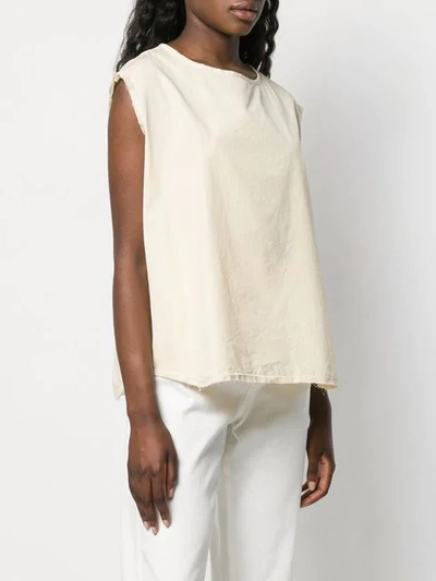 Shop Barena Venezia Oversized Tank In Neutrals