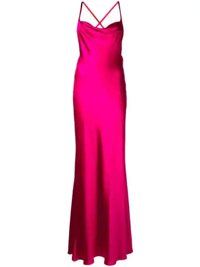 Shop Galvan Whiteley Dress In Pink