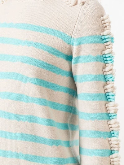 Shop Barrie Striped Sweater In Neutrals