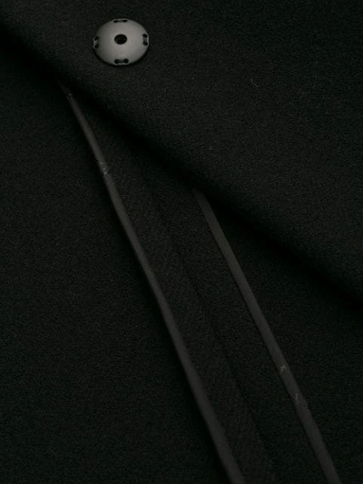 Shop Emilio Pucci Wool Cape Coat In Black