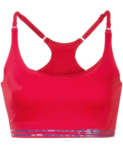 Shop Adam Selman Sport Core Sports Bra - Red