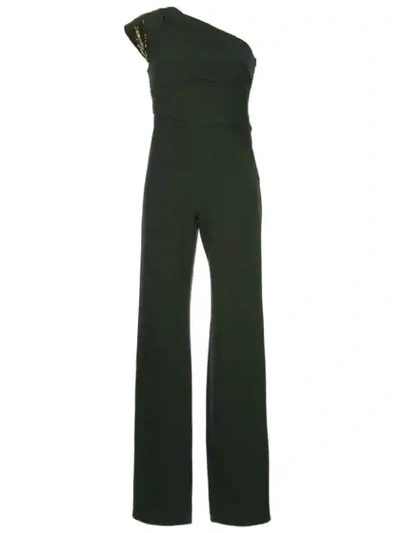 Shop Rachel Gilbert 'sachi' Jumpsuit In Green