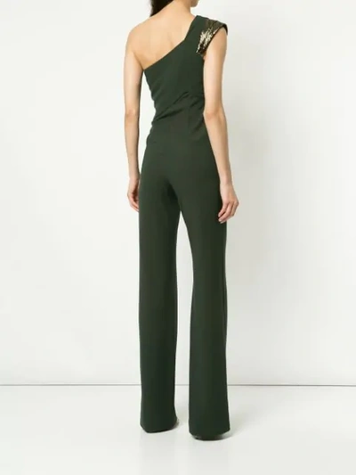 Shop Rachel Gilbert 'sachi' Jumpsuit In Green