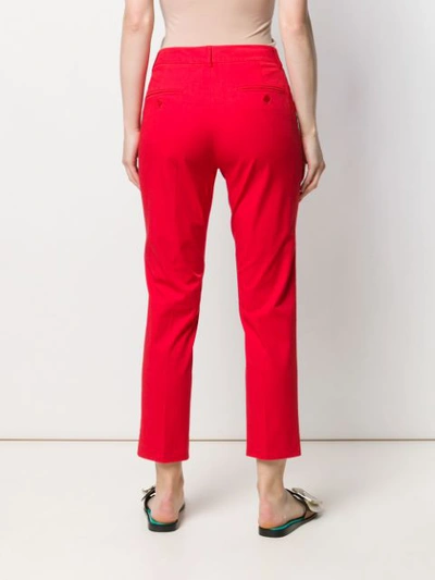 Shop Weekend Max Mara Alibi Cropped Trousers - Red