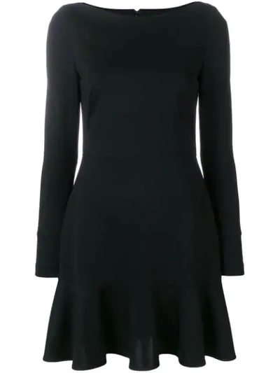 Shop Talbot Runhof Heavy Jersey Dress In Black