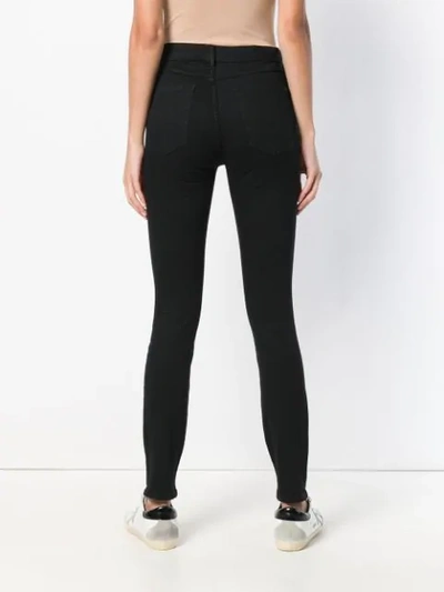 Shop 3x1 Skinny High Rise Jeans In Black