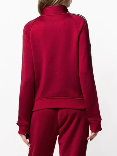 Shop Alexander Wang T Logo Track Jacket In Red