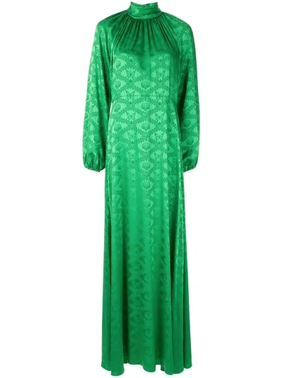 Shop Mary Katrantzou Belle Gown In Green