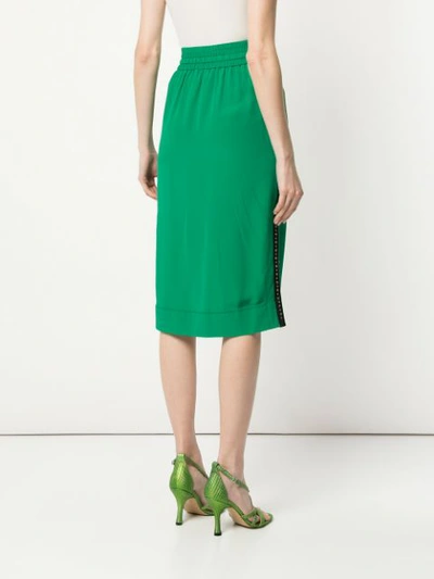 Shop N°21 Bow Detail Skirt In Green